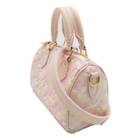 LOUIS VUITTON Nano Speedy Summer Stardust Pink Monogram empreinte leather M81508 - Picture 3 of 10